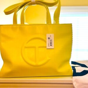 Neon yellow Authentic Telfar bag
